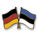 Freundschaftspin Estland Deutschland