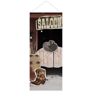 WildWest Banner hoch Saloon