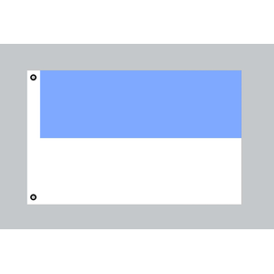 Fahne blau wei, Stoff, 150 x 90 cm
