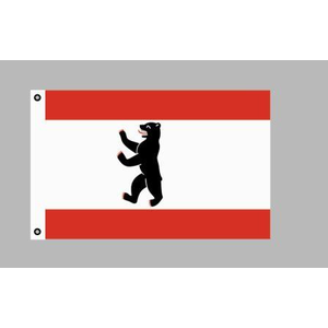 Berlin, Flagge 150 x 90 cm, Polyester, sen