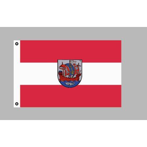 Bremerhaven, Flagge 150 x 90 cm, Polyester, sen