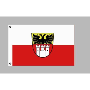 Duisburg, Flagge 150 x 90 cm, Polyester, sen