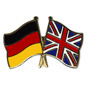 Freundschaftspin Großbritannien Deutschland