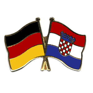 Freundschaftspin Kroatien Deutschland