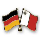 Freundschaftspin Malta Deutschland