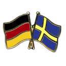 Freundschaftspin Schweden Deutschland