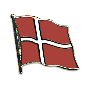 Flaggenpin Dänemark