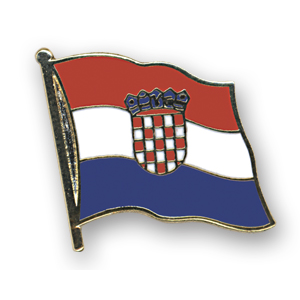 Flaggenpin Kroatien