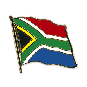 Flaggenpin Sdafrika