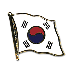 Flaggenpin Südkorea