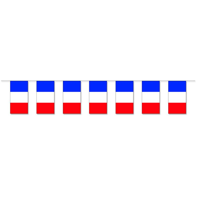 Fahnenkette Frankreich 6 m, Flaggenketten, Sonderformate