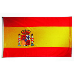 Fahne Spanien mit Wappen