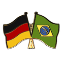 Freundschaftspin Brasilien Deutschland
