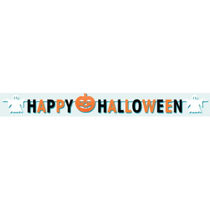 Buchstabenkette Halloween