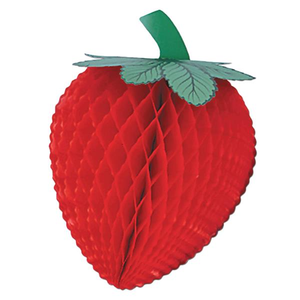Erdbeere Wabenpapier, 44 cm