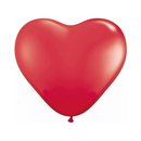 Herzluftballons rot, 30 Stück