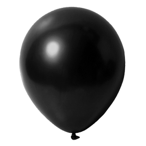 Luftballons schwarz, 50 Stück