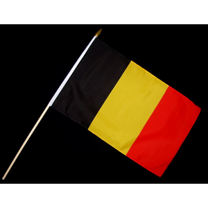 Stockfahne Belgien