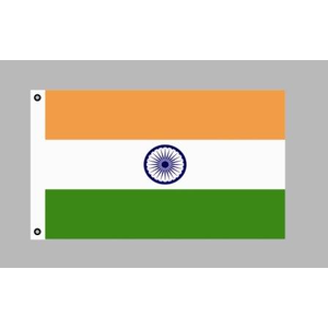 Fahne Indien, Stoff, 150 x 90 cm