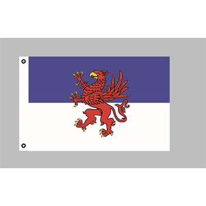 Pommern, Flagge 150 x 90 cm, Polyester, Ösen