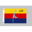 Sylt, Flagge 150 x 90 cm, Polyester, Ösen