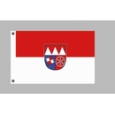 Unterfranken, Flagge 150 x 90 cm, Polyester, Ösen