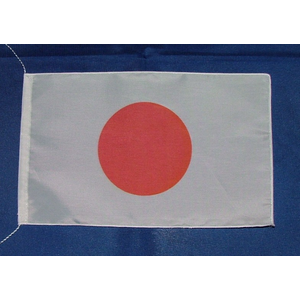 Tischflagge Japan, gesäumt, 15 x 25 cm
