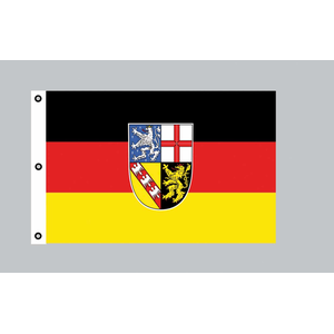 Fahne Saarland XXL, Stoff, 250 x 150 cm