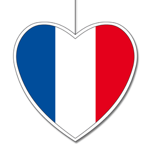 Hänger Frankreich Herz