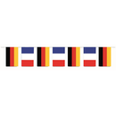 Fahnenkette Deutschland/Frankreich
