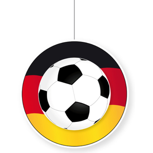 Hänger Deutschland mit Ball